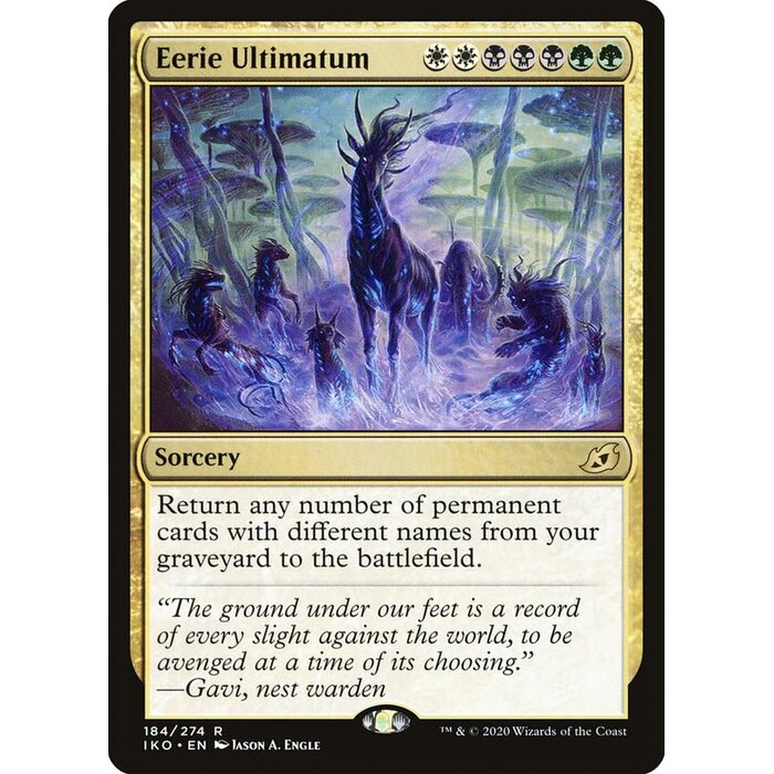 Magic: The Gathering Eerie Ultimatum (184) Lightly Played Foil
