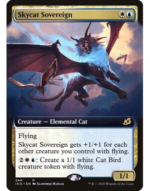 Magic: The Gathering Skycat Sovereign (Extended Art) (344) Lightly Played Foil