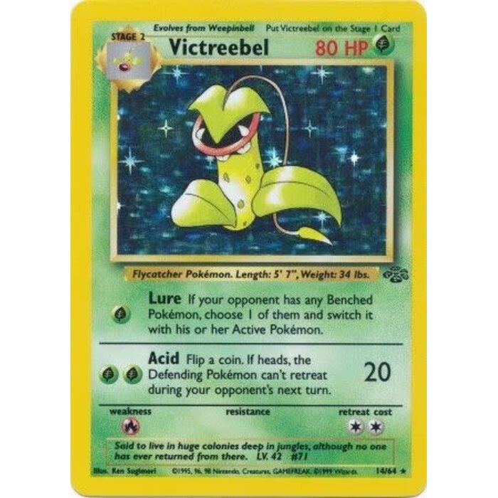 Pokemon Victreebel (014) UNL Lightly Played Holofoil
