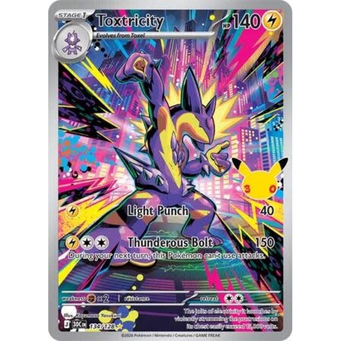 Pokemon Toxtricity (134) Near Mint Holofoil