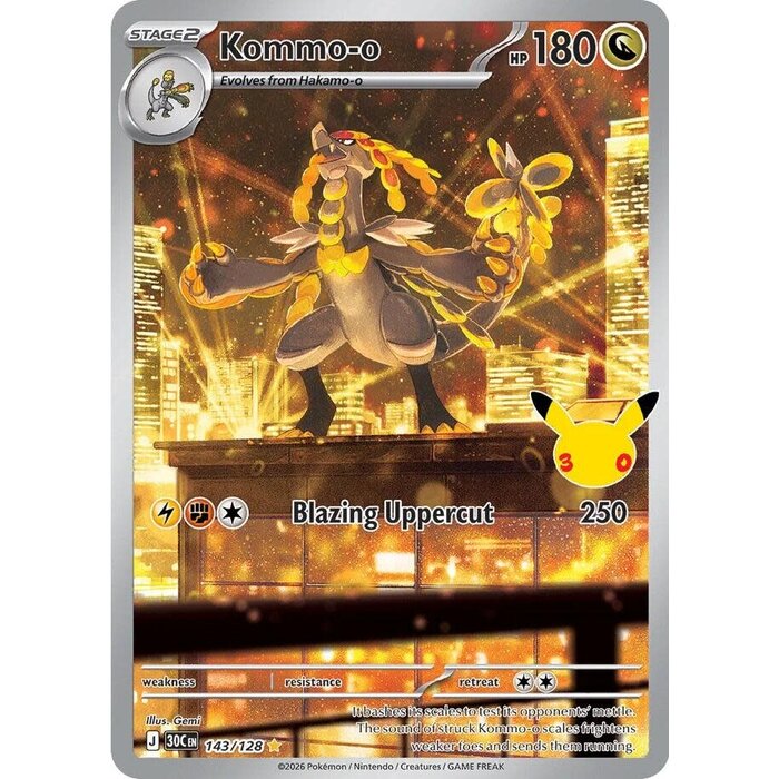 Pokemon Kommo-o (143) Near Mint Holofoil