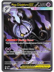 Pokemon Mega Chandelure ex (115) Near Mint Holofoil
