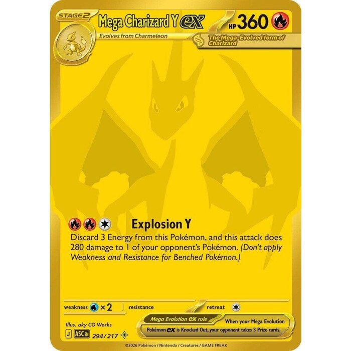 Pokemon Mega Charizard Y ex (294) Near Mint Holofoil