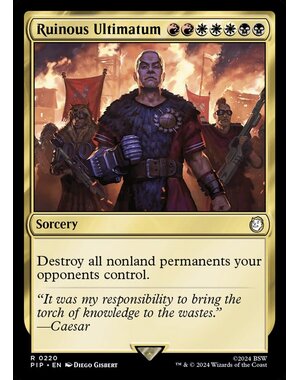 Magic: The Gathering Ruinous Ultimatum (220) Lightly Played Foil