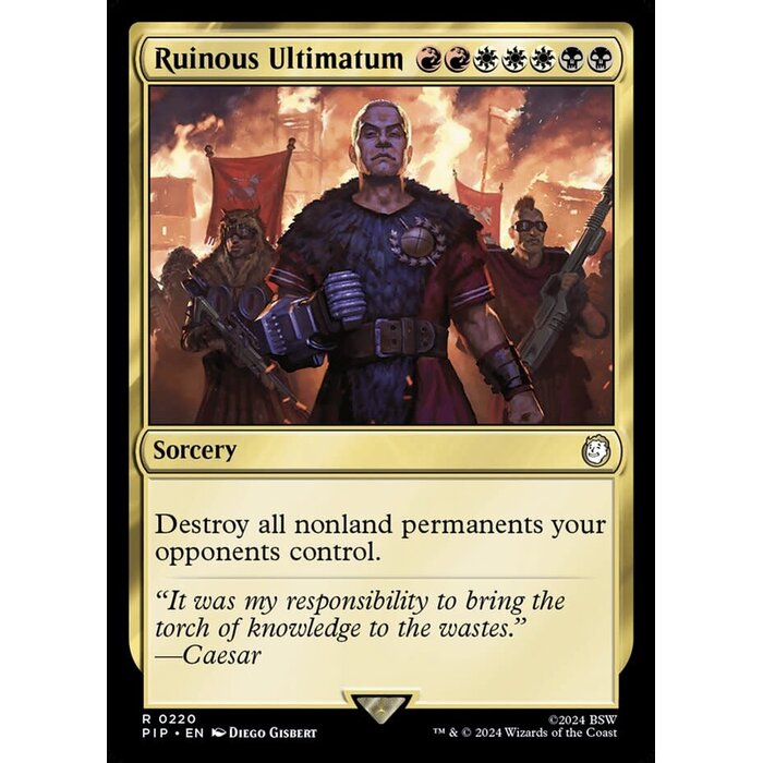 Magic: The Gathering Ruinous Ultimatum (220) Lightly Played Foil