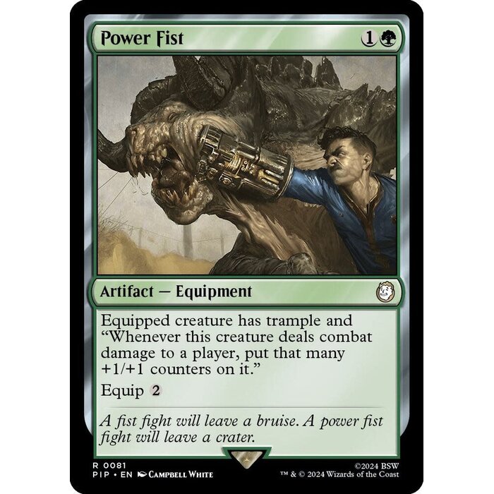 Magic: The Gathering Power Fist (081) Near Mint Foil