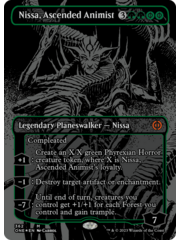 Wizards of The Coast Nissa, Ascended Animist (Oil Slick Raised Foil) (362) Lightly Played Foil