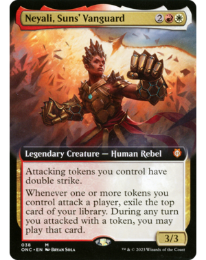 Magic: The Gathering Neyali, Suns' Vanguard (Extended Art) (038) Lightly Played