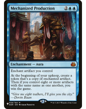 Magic: The Gathering Mechanized Production (038) Lightly Played