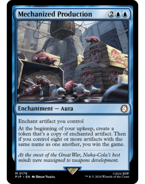 Magic: The Gathering Mechanized Production (178) Lightly Played