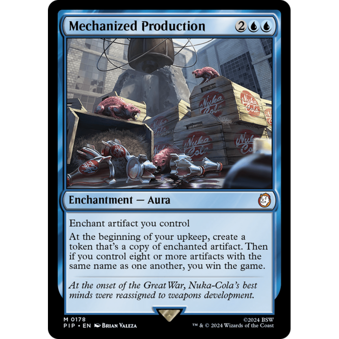 Magic: The Gathering Mechanized Production (178) Lightly Played