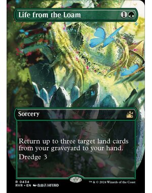 Magic: The Gathering Life from the Loam (Anime Borderless) (434) Lightly Played