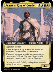 Magic: The Gathering Aragorn, King of Gondor (Extended Art) (005) Lightly Played Foil