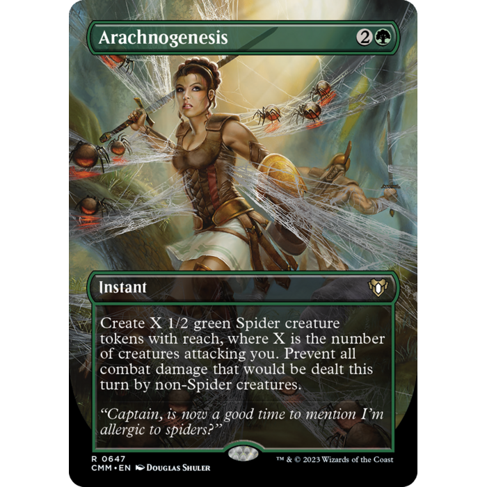 Magic: The Gathering Arachnogenesis (Borderless) (647) Lightly Played