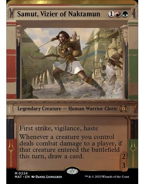 Magic: The Gathering Samut, Vizier of Naktamun (Showcase Halo Foil) (224) Lightly Played Foil