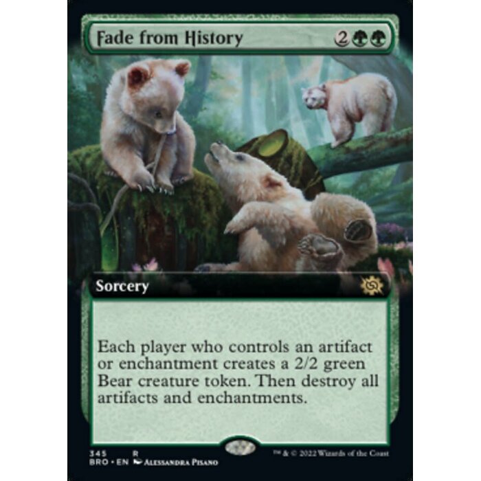 Magic: The Gathering Fade from History (Extended Art) 345) Lightly Played Foil