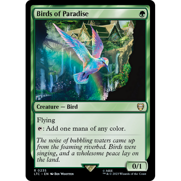 Magic: The Gathering Birds of Paradise (235) Lightly Played