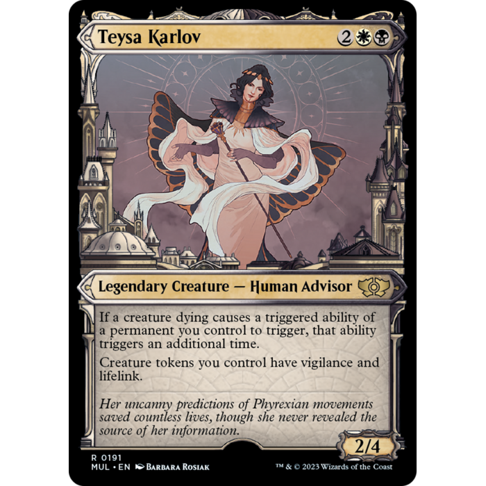 Magic: The Gathering Teysa Karlov (Halo Foil) (191) Near Mint Foil