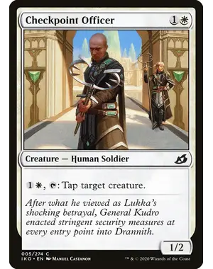 Magic: The Gathering Checkpoint Officer (5) Near Mint