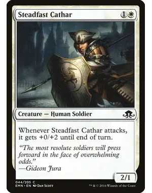 Magic: The Gathering Steadfast Cathar (44) Near Mint