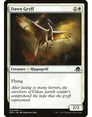 Magic: The Gathering Dawn Gryff (19) Near Mint