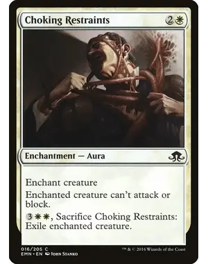 Magic: The Gathering Choking Restraints (16) Near Mint