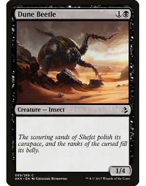 Magic: The Gathering Dune Beetle (89) Near Mint