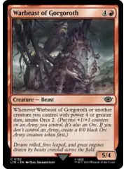 Magic: The Gathering Warbeast of Gorgoroth (152) Near Mint