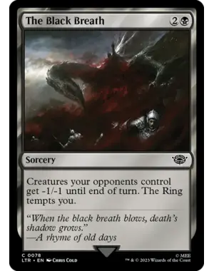 Magic: The Gathering The Black Breath (78) Near Mint
