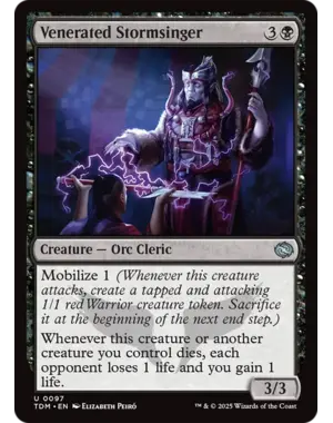 Magic: The Gathering Venerated Stormsinger (97) Near Mint