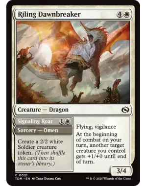 Magic: The Gathering Riling Dawnbreaker (21) Near Mint