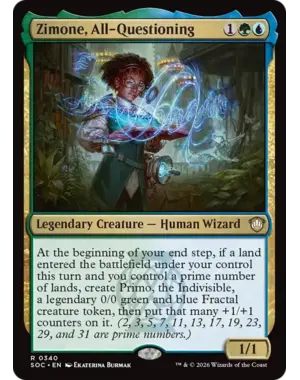 Magic: The Gathering Zimone, All-Questioning (340) Near Mint