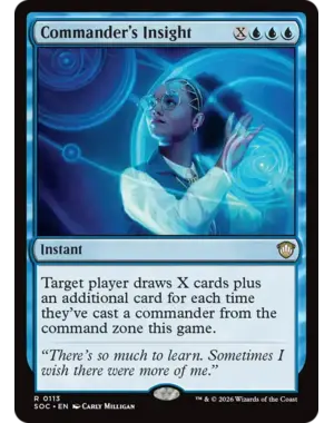 Magic: The Gathering Commander's Insight (113) Near Mint