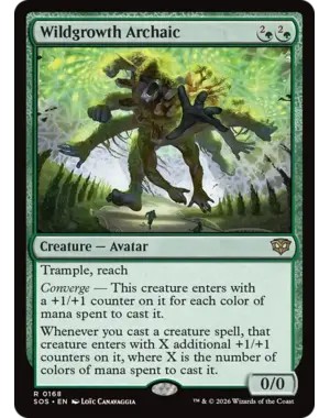 Magic: The Gathering Wildgrowth Archaic (168) Near Mint