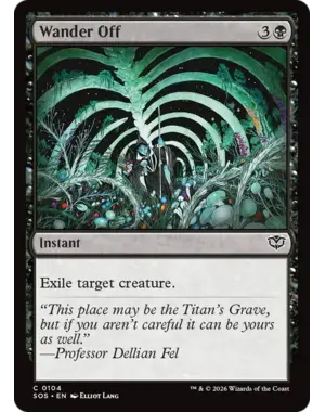 Magic: The Gathering Wander Off (104) Near Mint