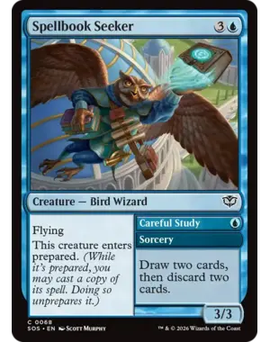 Magic: The Gathering Spellbook Seeker (68) Near Mint