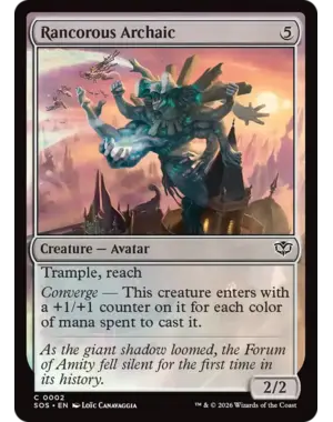 Magic: The Gathering Rancorous Archaic (2) Near Mint