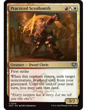 Magic: The Gathering Practiced Scrollsmith (210) Near Mint