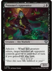 Magic: The Gathering Poisoner's Apprentice (92) Near Mint