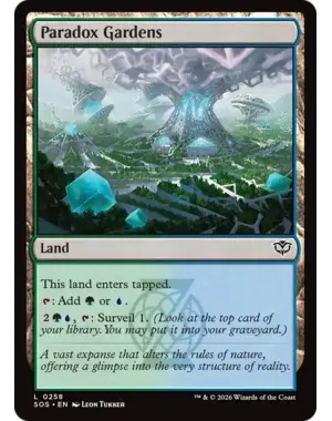 Magic: The Gathering Paradox Gardens (258) Near Mint