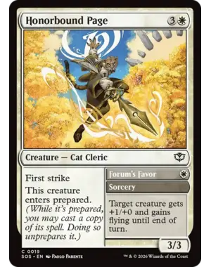 Magic: The Gathering Honorbound Page (19) Near Mint