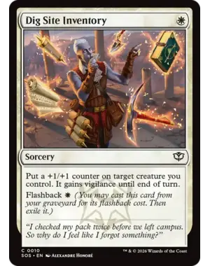 Magic: The Gathering Dig Site Inventory (10) Near Mint