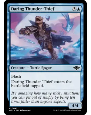 Magic: The Gathering Daring Thunder-Thief (41) Near Mint
