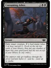 Magic: The Gathering Consuming Ashes (83) Near Mint