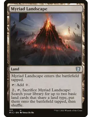 Magic: The Gathering Myriad Landscape (177) Near Mint