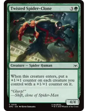 Magic: The Gathering Twisted Spider-Clone (19) Near Mint