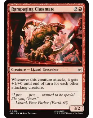 Magic: The Gathering Rampaging Classmate (16) Near Mint