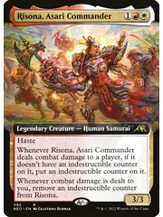 Magic: The Gathering Risona, Asari Commander (Extended Art) (492) Near Mint