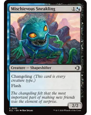 Magic: The Gathering Mischievous Sneakling (235) Near Mint