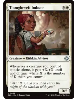 Magic: The Gathering Thoughtweft Imbuer (38) Near Mint